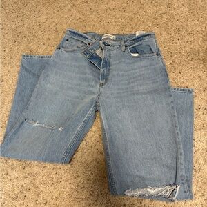 Abercrombie & Fitch Light Blue Boyfriend Jeans